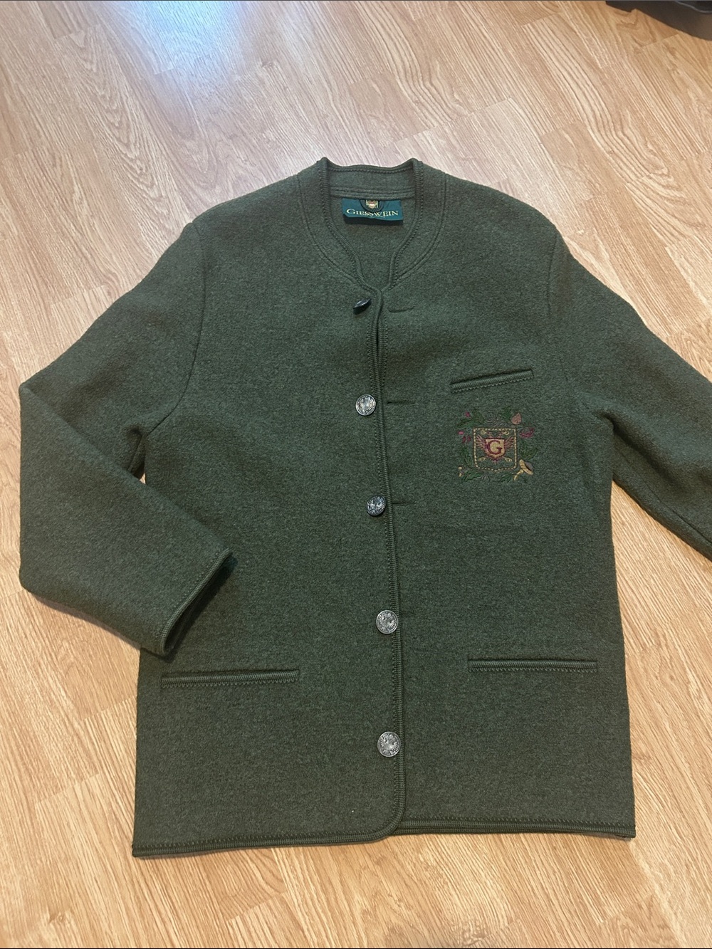 Geisswein Austrian boiled wool jacket